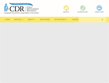 Tablet Screenshot of cdr.org