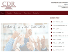 Tablet Screenshot of cdr.ns.ca